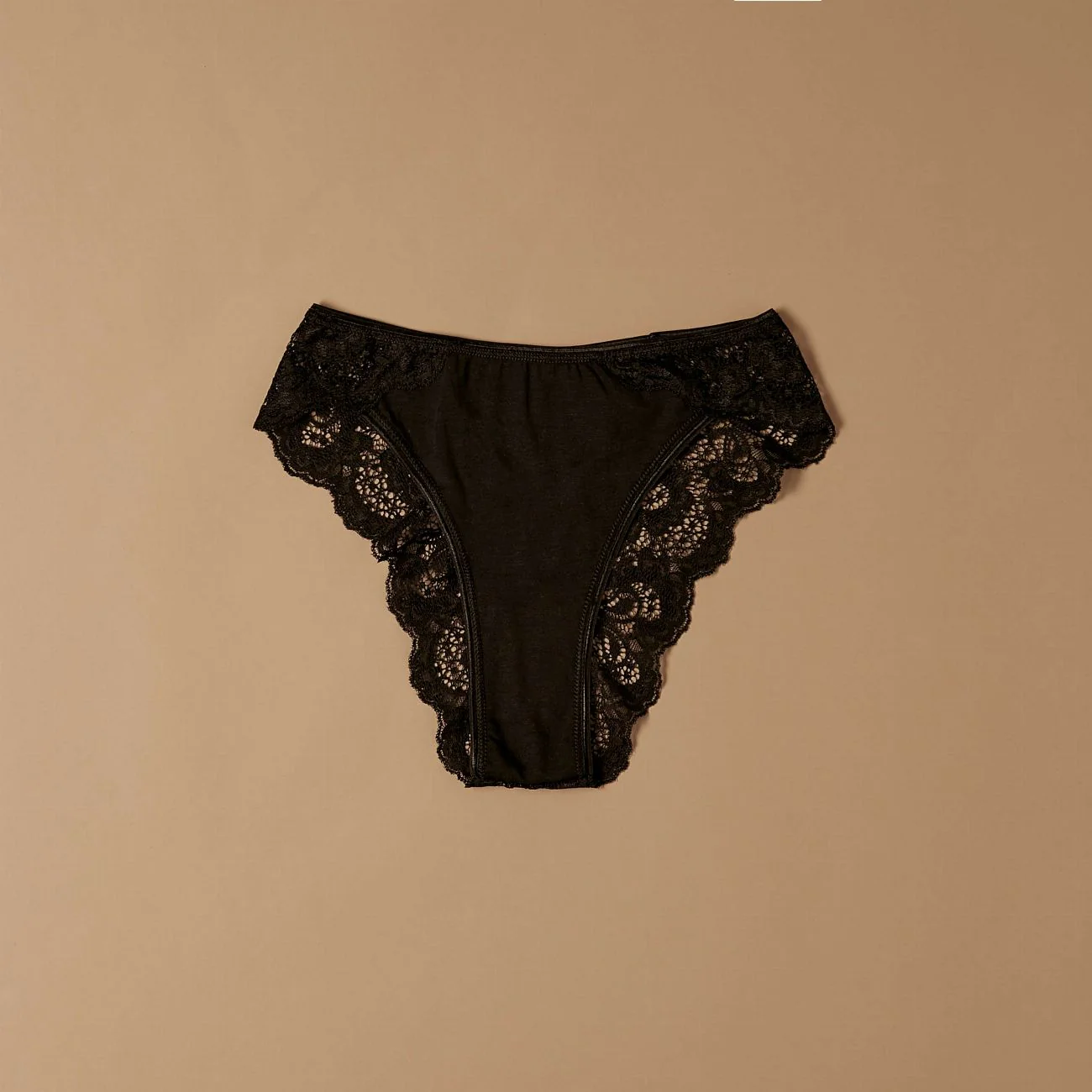 Slip in cotone modal e pizzo sul retro - Image 5