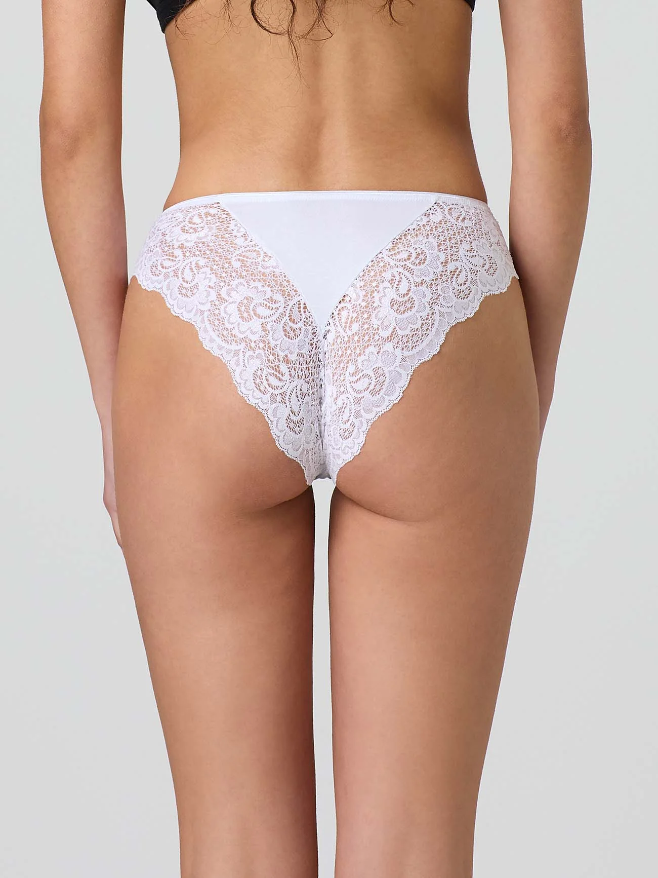 Slip in cotone modal e pizzo sul retro - Image 9