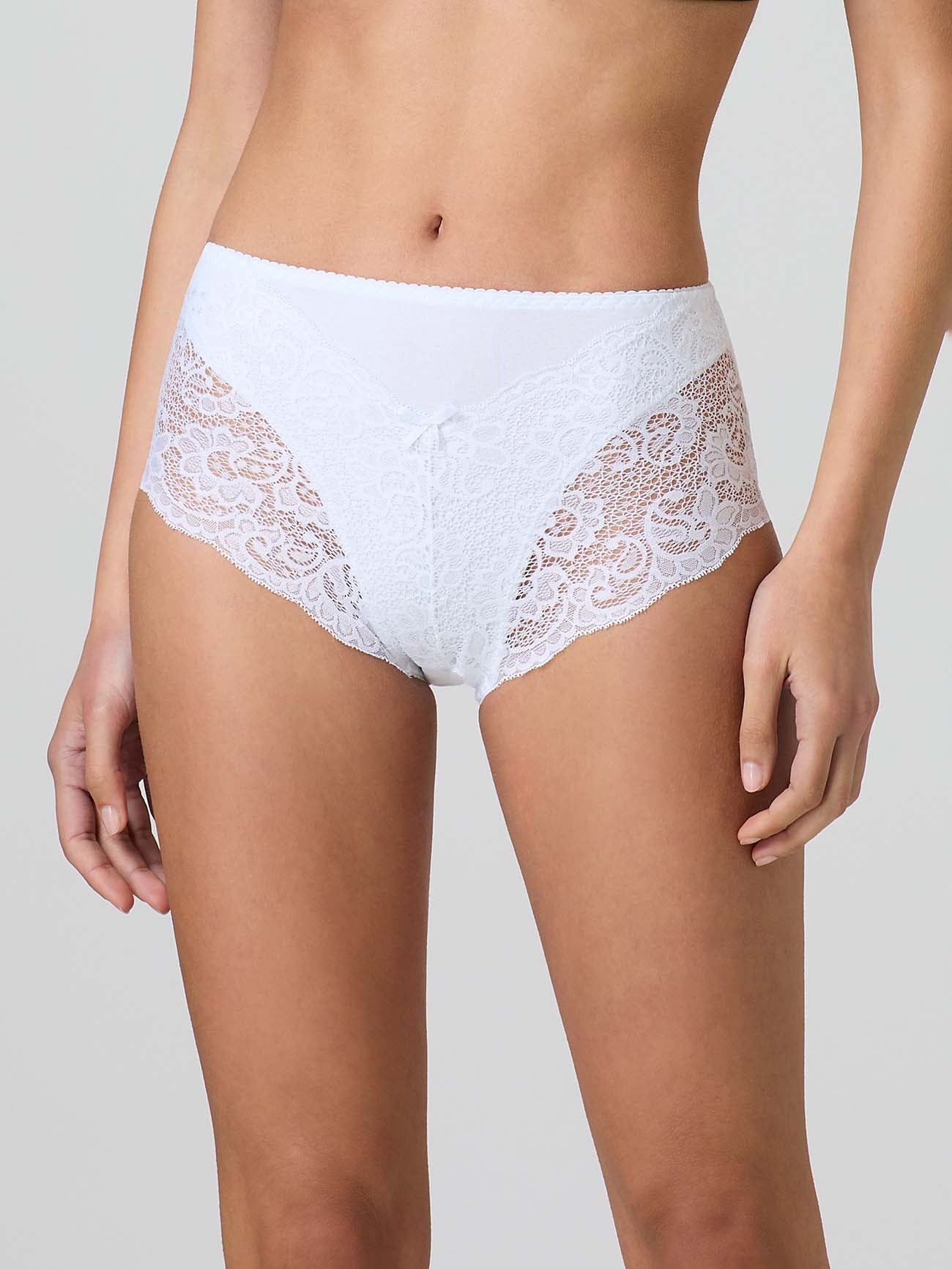Midi in cotone modal e pizzo - Image 7