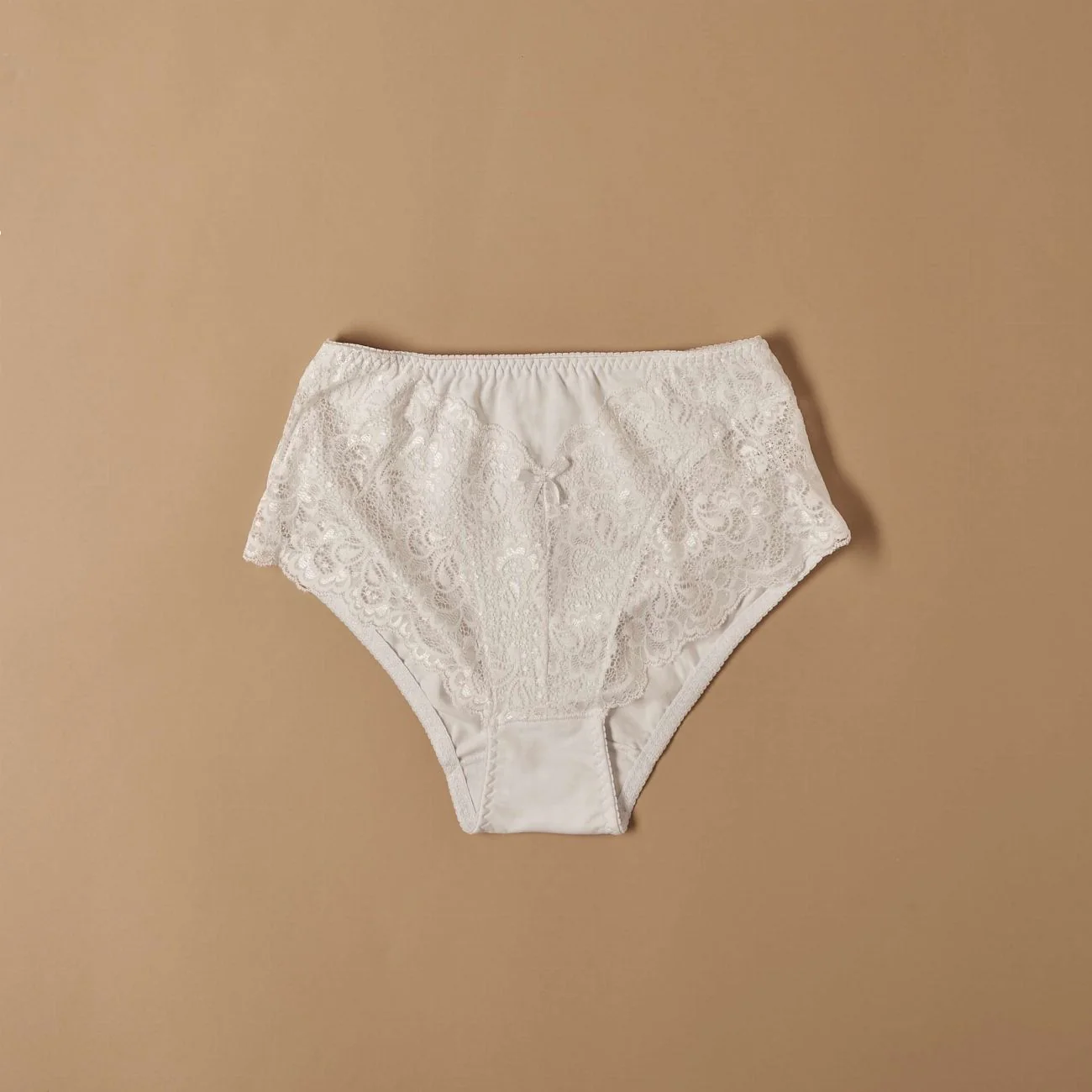 Midi in cotone modal e pizzo - Image 9