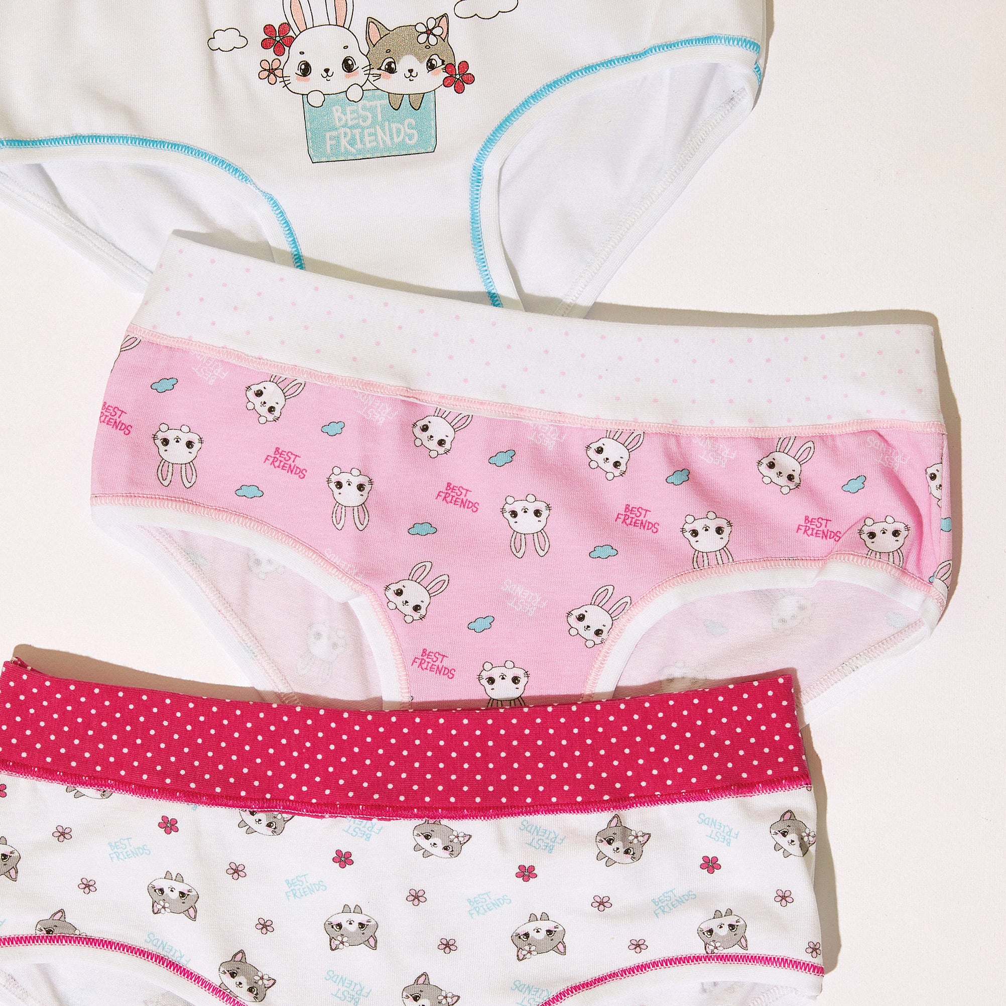 Slip bambina fantasia animaletti con fascia alta - Image 4