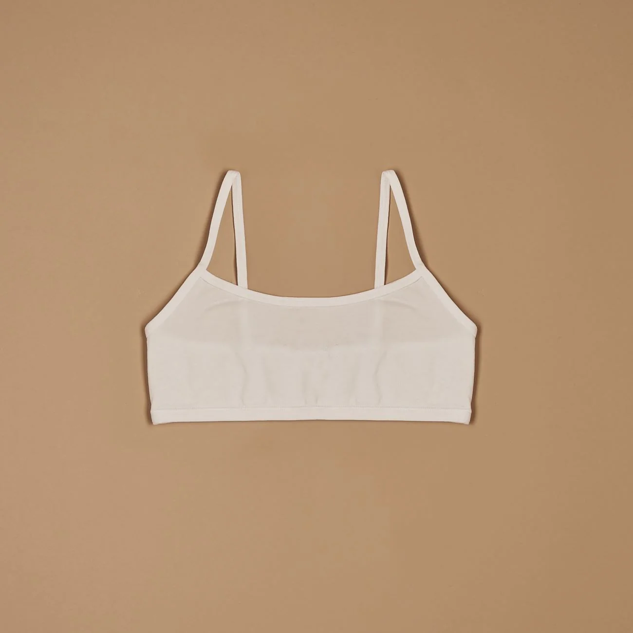 Top brassiere con spalline in cotone modal - Image 12