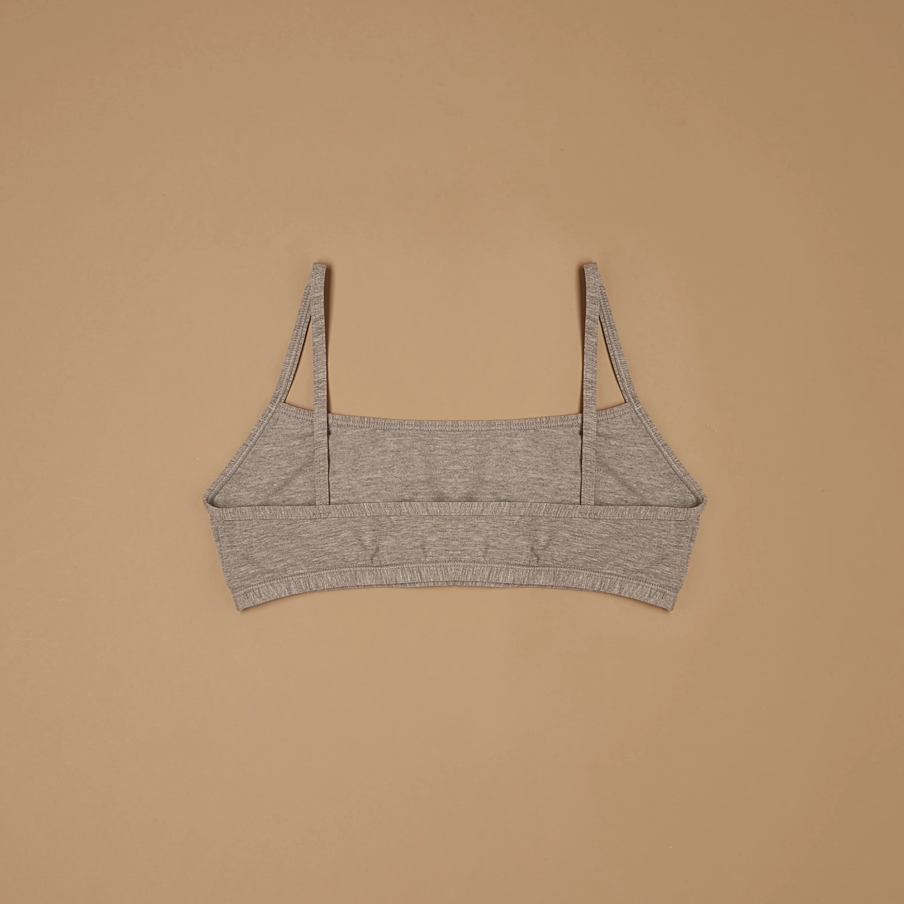 Top brassiere con spalline in cotone modal - Image 16