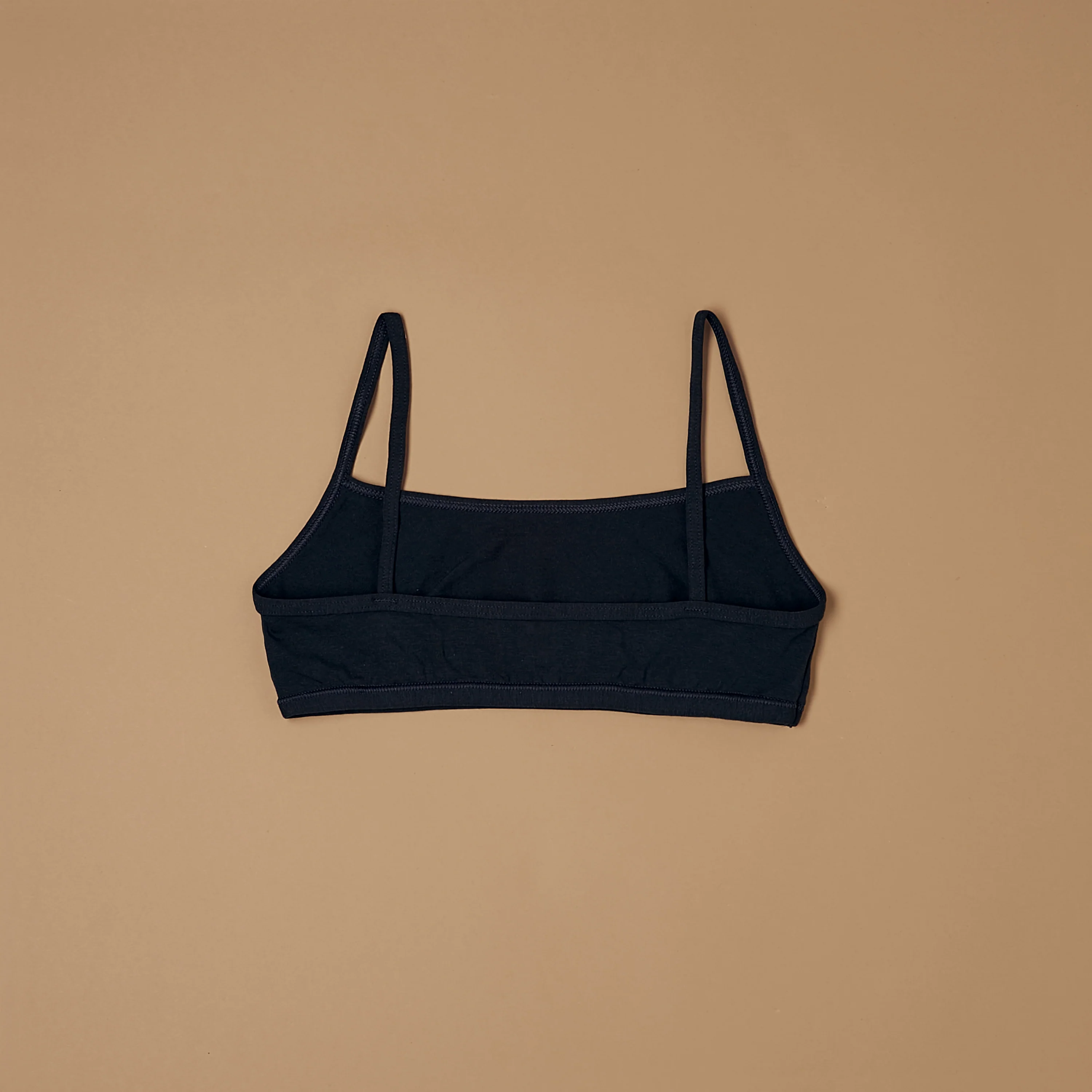 Top brassiere con spalline in cotone modal - Image 20