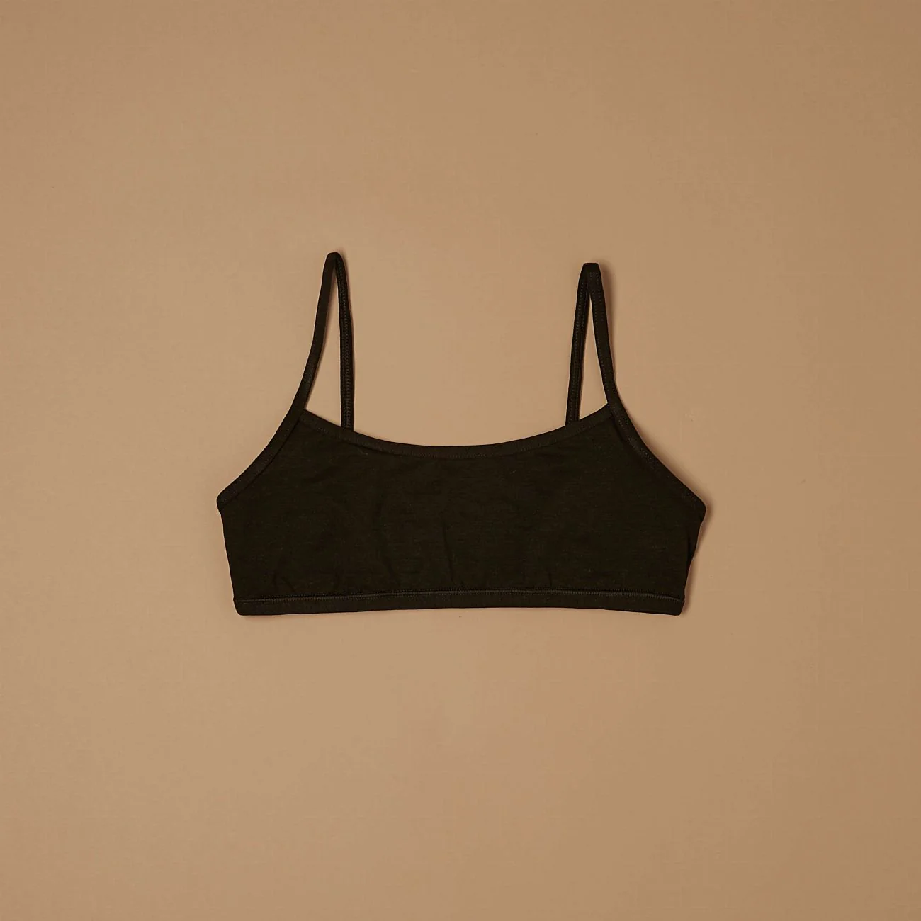 Top brassiere con spalline in cotone modal - Image 7