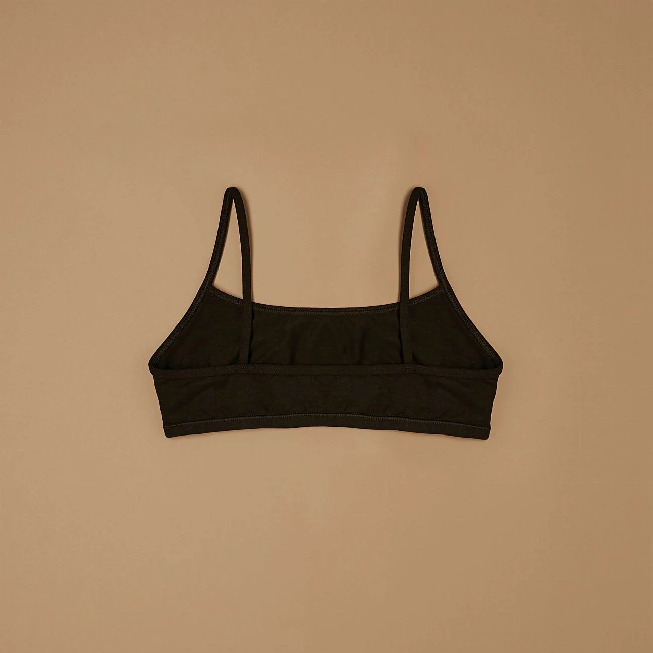 Top brassiere con spalline in cotone modal - Image 8
